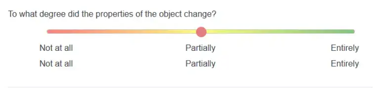 Rating scale examples - Slider (Image: Qualtrics)