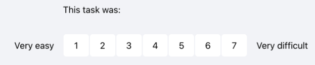 Where is the semantic differential scale used?